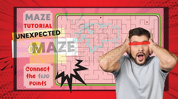 Maze Solution Level 2 (Connect the Two Points Challenge) | Brain Puzzles & Mazes | Maze Tutorial