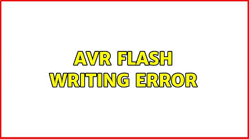 AVR Flash Writing Error
