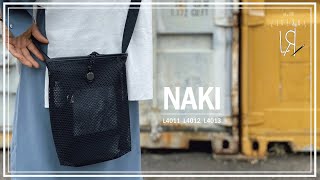 【NAKI】 LR  by  liveral　◇パッカブルトートショルダーバッグ PACKABLE BAG GIMMIC