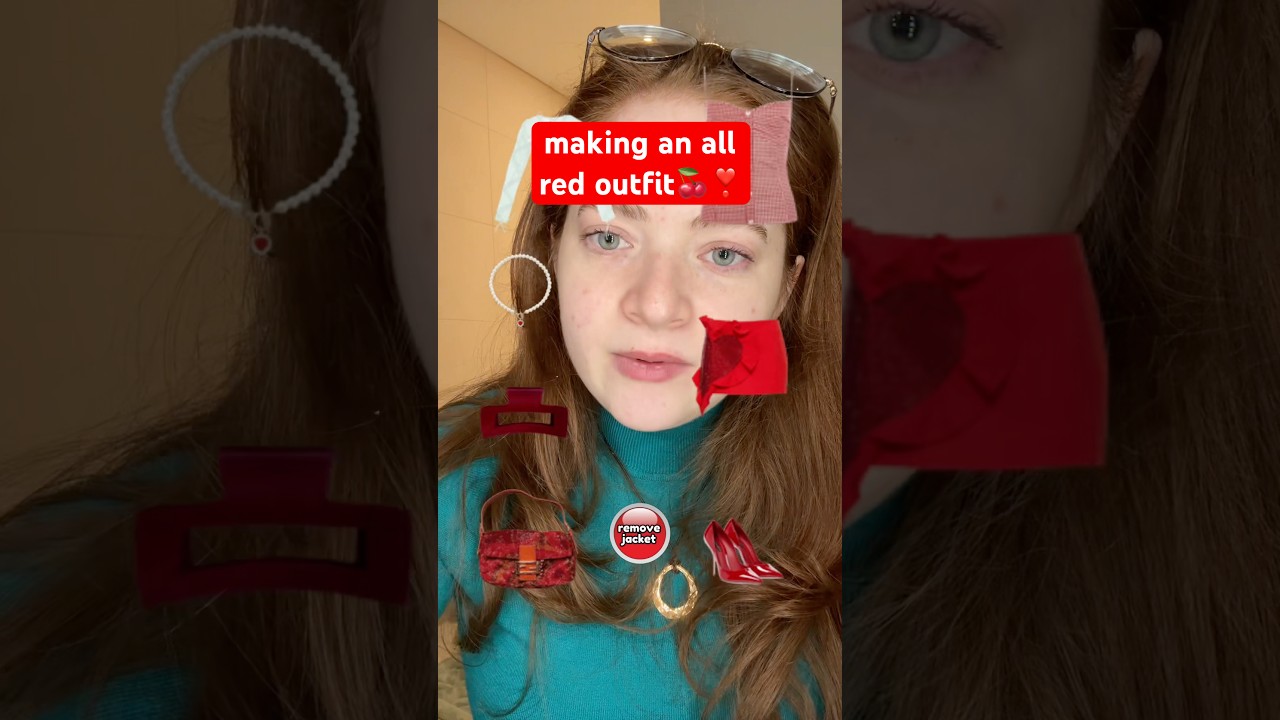 Making a RED Outfit🍒❣️ 