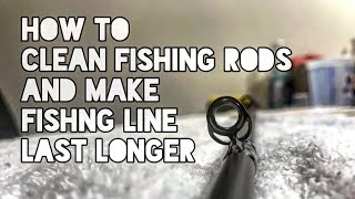 How to Clean Fishing Rods and Make Fishng Line Last Longer by Fishing POV 4,450 views 6 years ago 7 minutes, 19 seconds