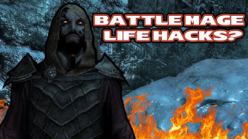 LEARN THE ONE TWO COMBO IN SKYRIM BATTLE MAGE SCHOOL