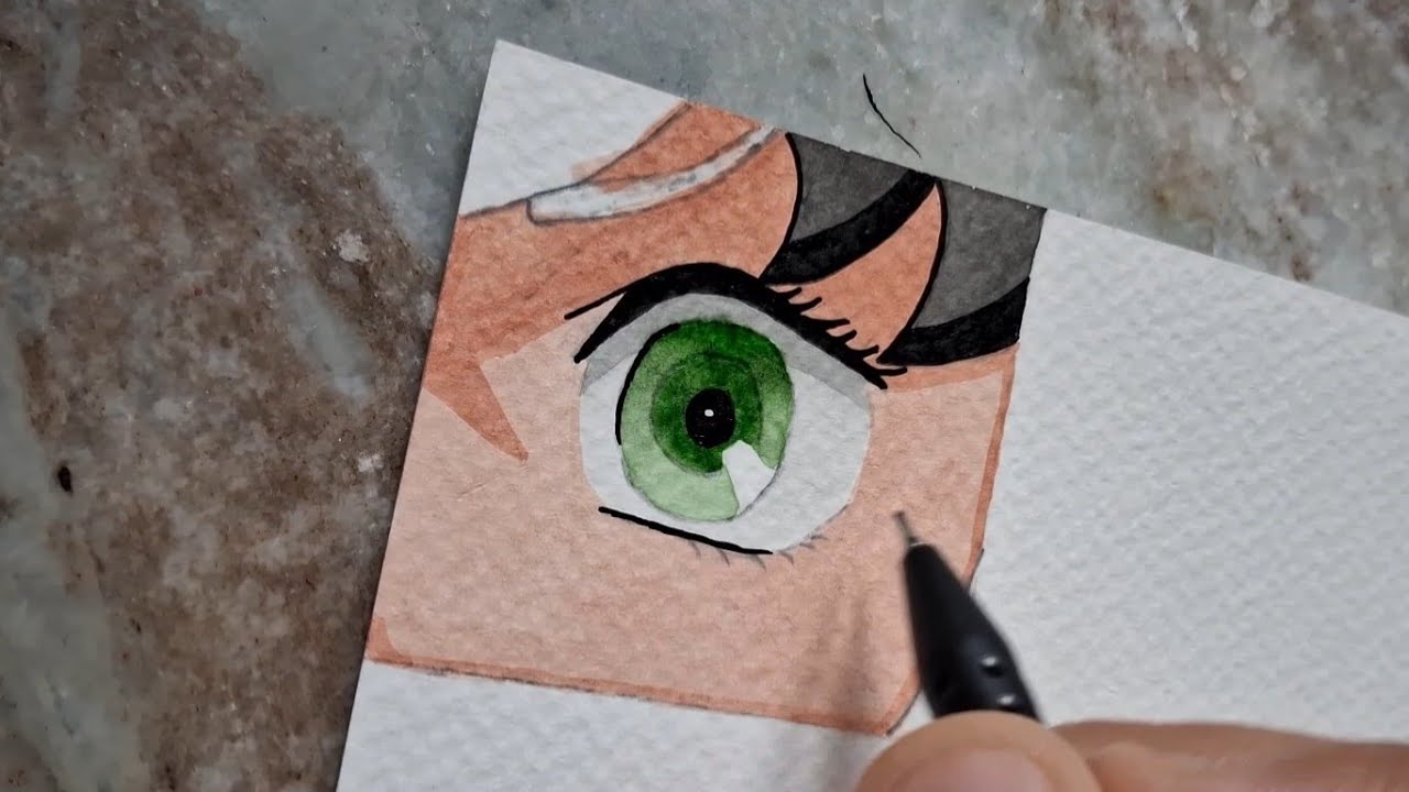 Inosuke's eye from demon slayer 