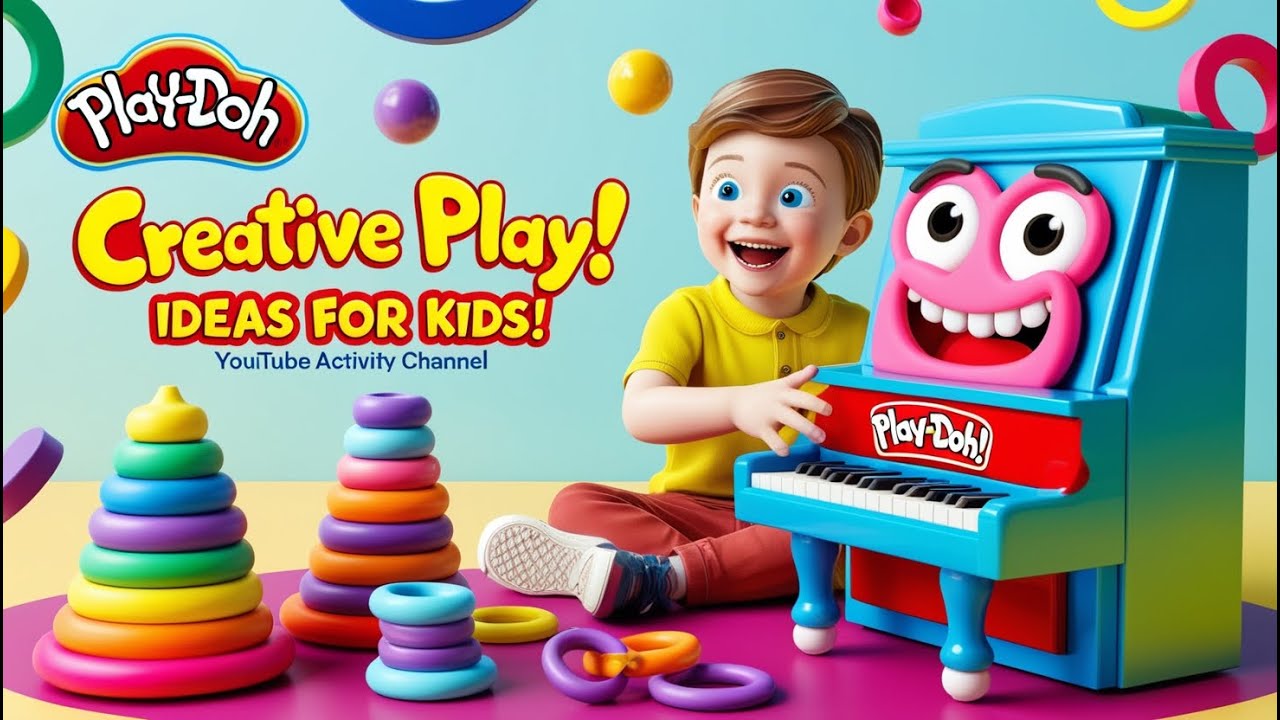 Play-Doh, Stacking Rings & Musical Toys | Creative Learning for ...