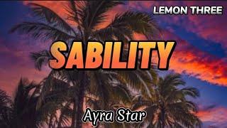 Ayra Star - Sability (Traducido Al Español)