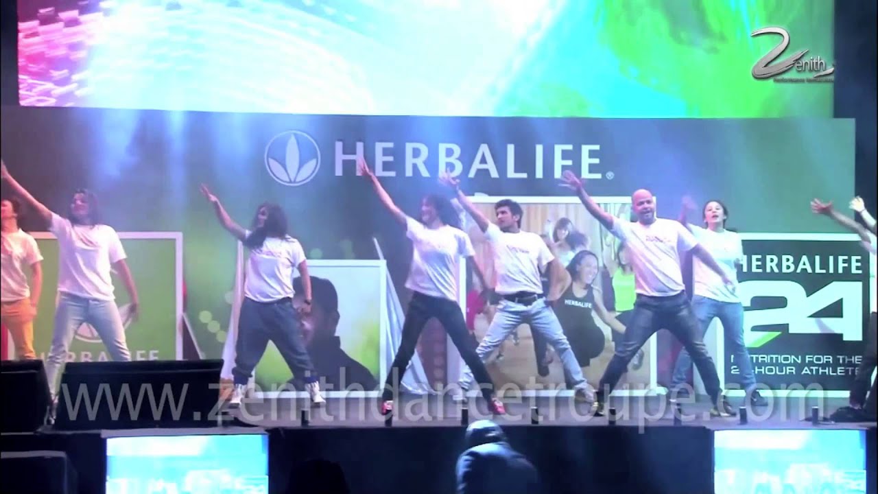 Motivational Performance Flash mob Herbalife Zenith Dance Troupe New Delhi India