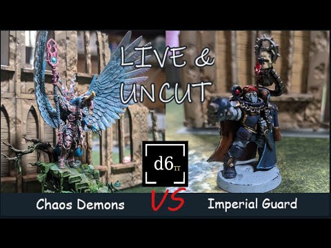 Chaos Demons vs Imperial Guard l Game 3 of 3 l Warhammer 40k Battle ...