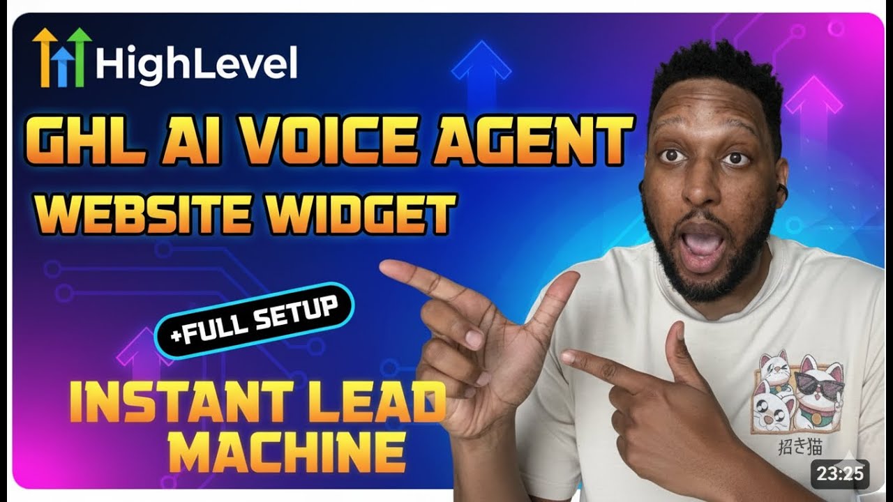 GoHighLevel AI voice agent setup tutorial screenshot