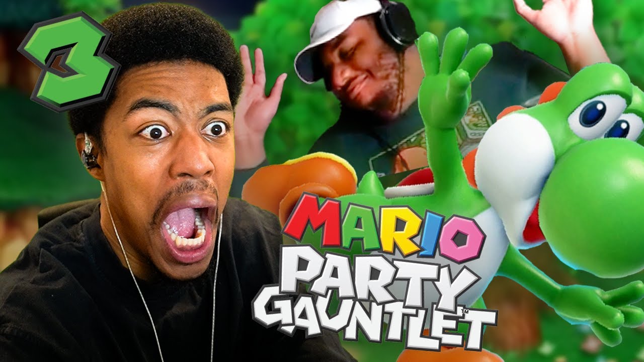 LUCKIEST GAME OF MARIO PARTY EVER (FT. @CalebCity)