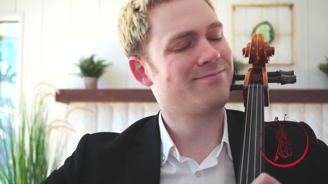 Chris performing the Bach Prelude Cello Suite