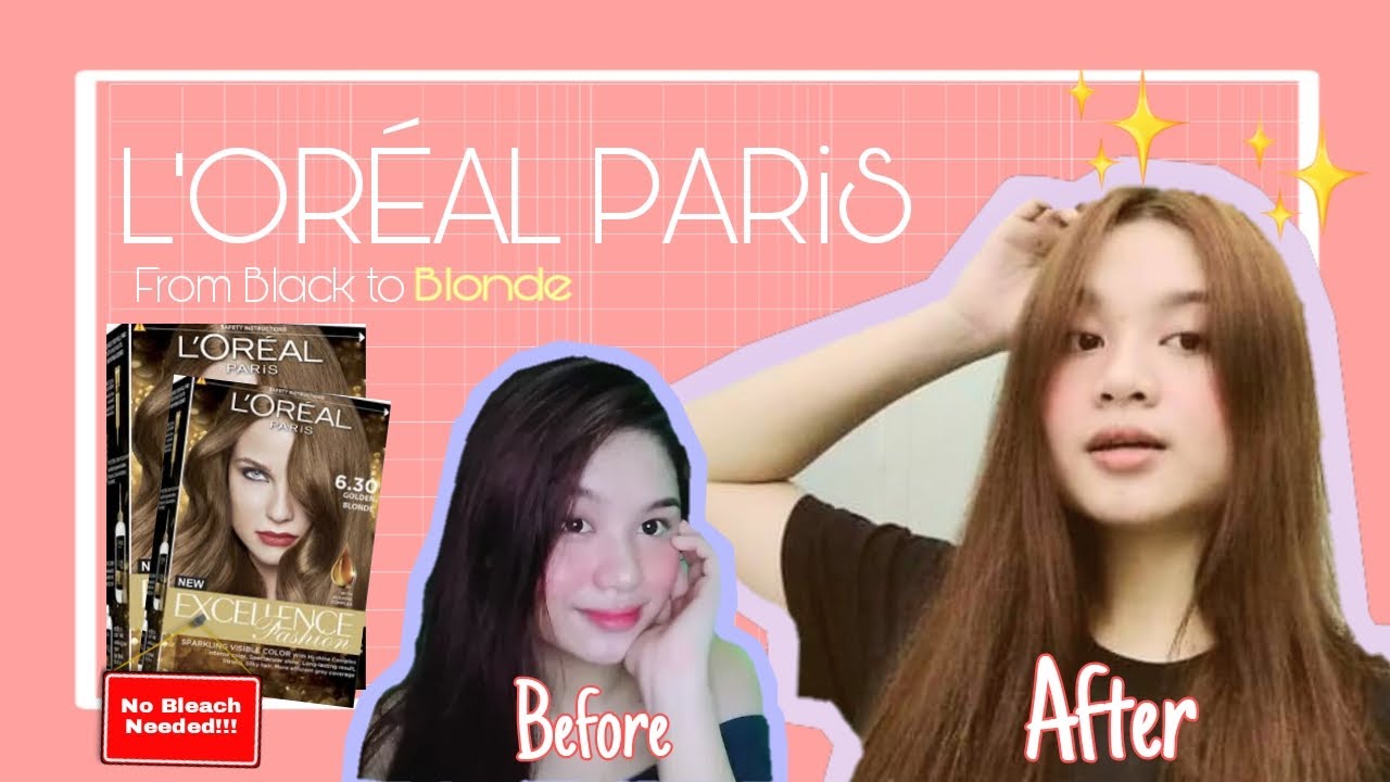 COLOR YOUR HAIR USING L'ORÉAL PARIS✨ | NO NEED TO BLEACH - YouTube