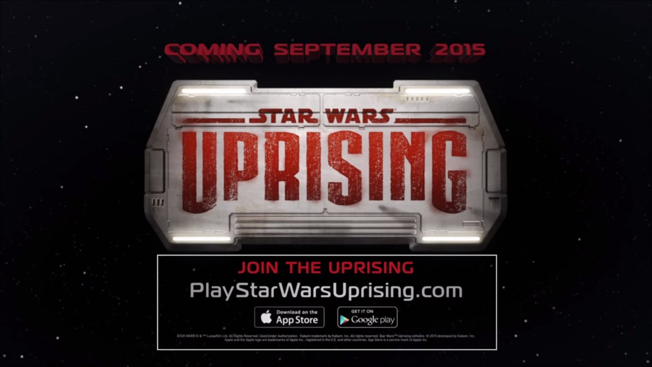 Official Star Wars Uprising (by KABAM) Announcement Trailer (iOS / Android)