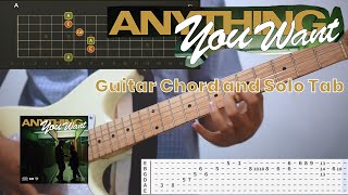 Reality Club - Anything You Want Chord and Solo Tab (Guitar Cover) Tutorial