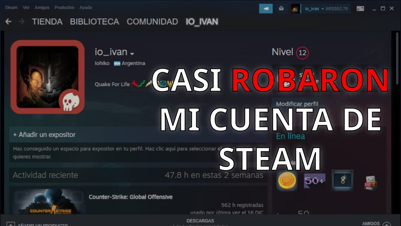 Casi me robaron mi cuenta de Steam│Iohiko Colina - YouTube