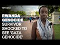 Rwanda genocide survivor protests outside White House to denounce ‘Gaza genocide’