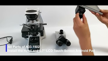 OPTO-EDU A33.1502 9.7" LCD Touch Screen Digital Microscope, 5.0M, Android Pad