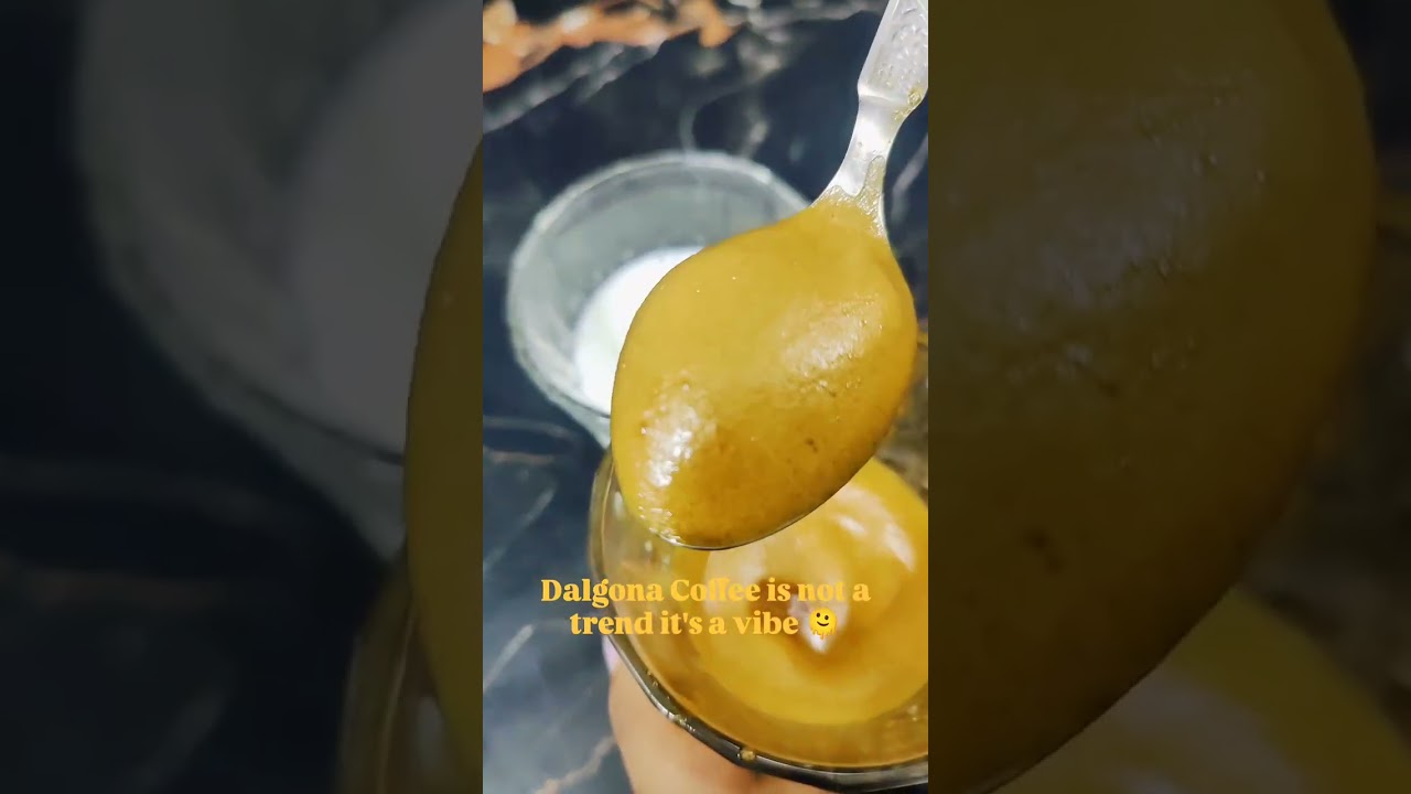 Dalgona Coffee is the Best