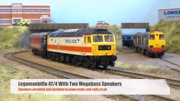 Legomanbiffo Class 47/4 With Two Megabass Speakers