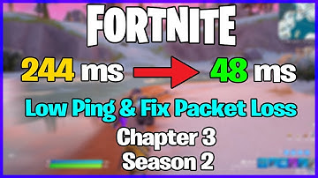 How To Fix Packet Loss Fortnite Chapter 3 Season 2! (Reduce Ping, Get No Packet Loss Guide)