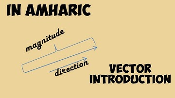 Vector- Introduction | Applied Mathematics I - Amharic version
