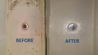 A very easy method to super clean your shower tub or floor with just
baking soda. an inexpensive and natural way get the original shine
back