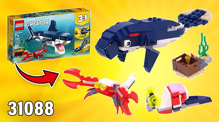 LEGO Creator Manatee MOC (210 pcs)[31088] Alternate Build for Deep Sea Creatures @TopBrickBuilder