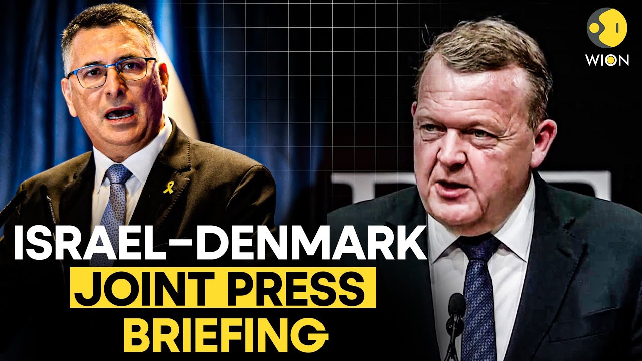 LIVE: Israel’s Gideon Saar & Denmark’s Lars Lokke Hold Joint Presser In Jerusalem | WION Live