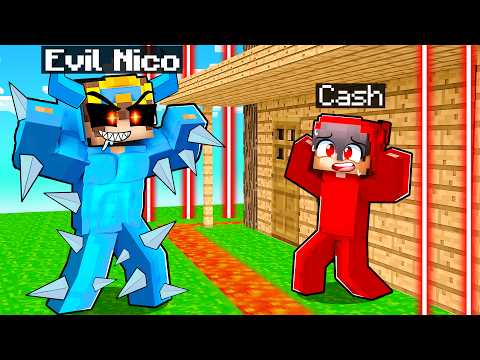 SECURITY HOUSE vs EVIL NICO in Minecraft!