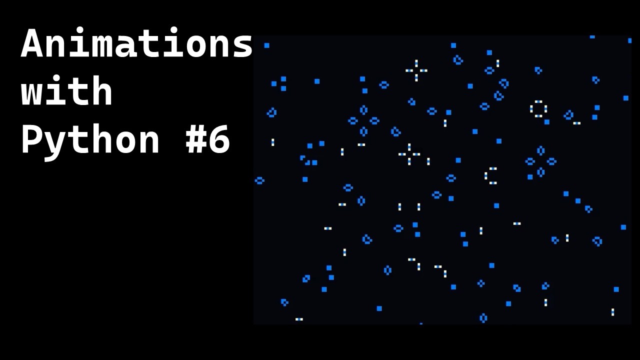 Creating animations with Python (manim) №6 | Conway's Game of Life ...