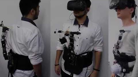 HapticSnakes: multi-haptic feedback wearable robots for immersive virtual reality