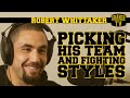 How Robert Whittaker picked his team and fighting styles