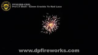 Pro.14 Shell 62mm Crackle To Red Lace - PFX62BB CRRL