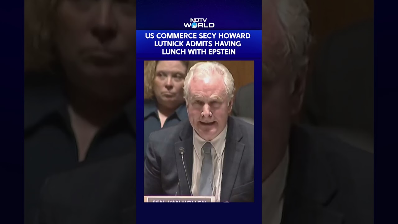 US Commerce Sec. Howard Lutnick Admits Having Lunch With Jeffrey Epstein