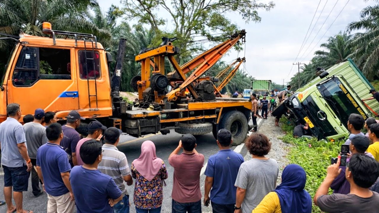Evakuasi Berjalan Sulit || Tiga Kali Berganti Truk Untuk Menarik 