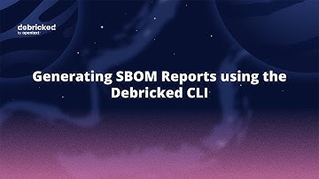[Demo] Generating SBoM Reports using the Debricked CLI