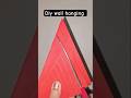 diy wall hanging #diy #art #craft #homedecor #easycraft #handmade #shorts #fyp #foryou #trending
