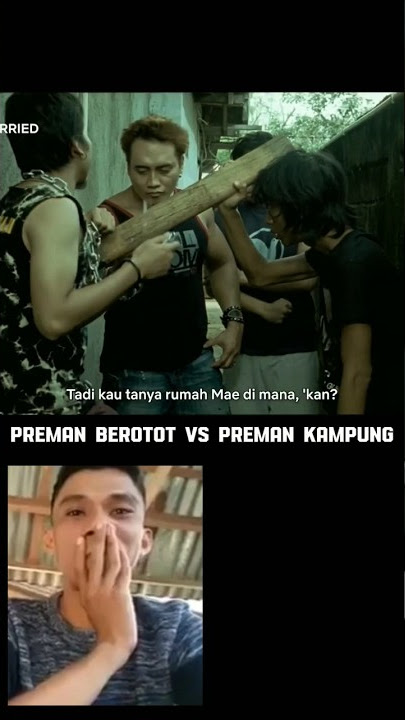 preman terkuat di bumi vs preman kampung // maell lee #shorts #ngakak #maellee