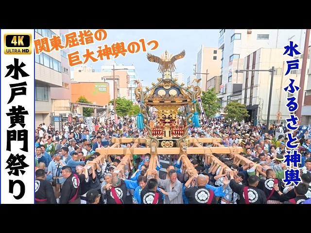水戸黄門祭り2026】水戸ふるさと神輿 ～2年ぶりに巨大神輿が町を