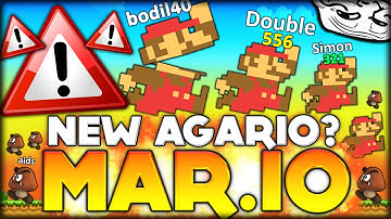 NEW AGAR.IO CLICKBAIT? BIGGEST MAR.IO - EATING PRINCESS PEACH!! (SUPER MARIO MMO FUNNY MOMENTS)