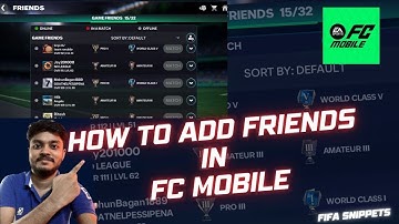 How to Add Friends in FC Mobile | Step by Step Guide 2025 Update