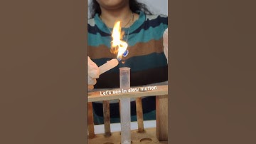 H₂ gas testing | #science #chemistryexperiment #practical