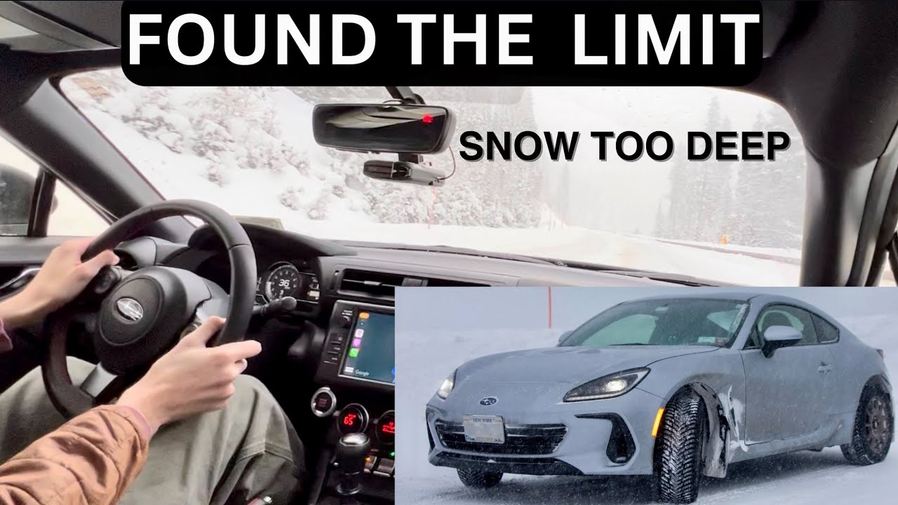 Ограничения по глубокому снегу для Subaru BRZ — шипованные шины Nokian