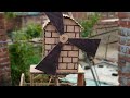 Create a Mini HOUSE and WINDMILL with FREE ENERGY Using Cardboard#viral video