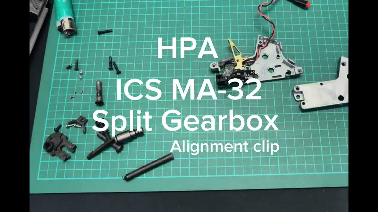 Ics split gearbox HPA mods Airsoft 