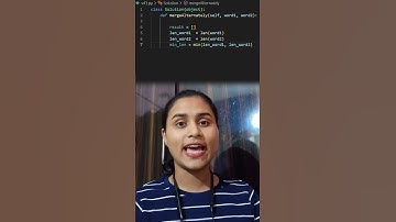 Merge two strings alternately | Leetcode #1768 #leetcode #coding #shorts #python