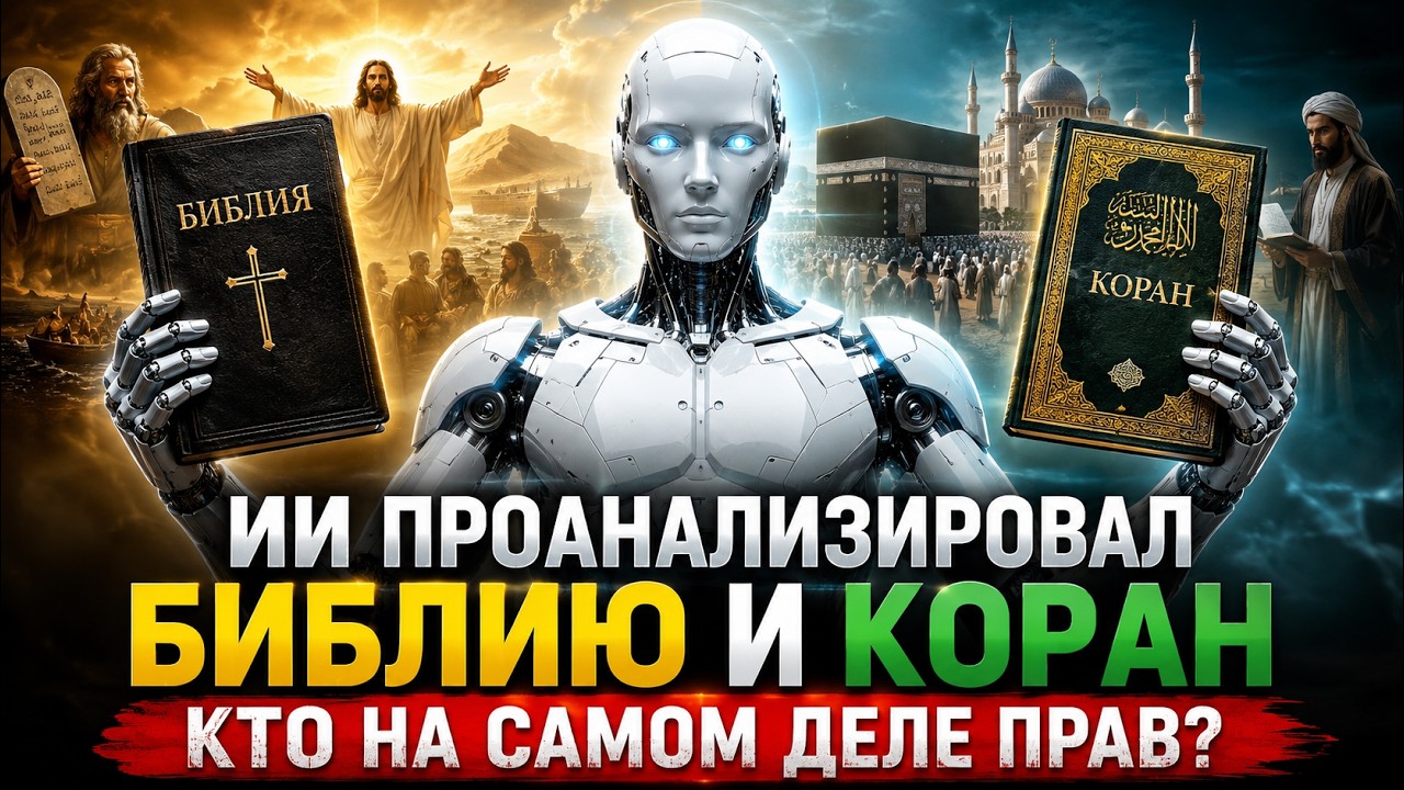 Искусственный интеллект проанализировал БИБЛИЮ И КОРАН - КТО НА САМОМ ДЕЛЕ ПРАВ ?