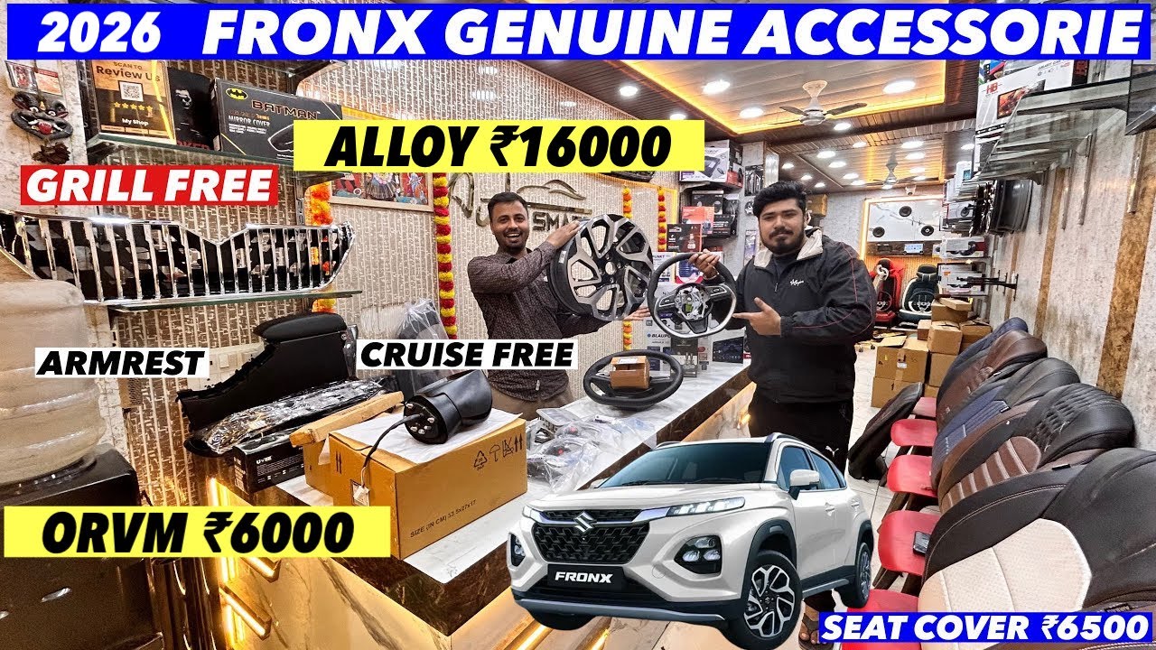 Maruti Fronx Parts Price List 2026 ✅| Genuine Accessories Full Detail✅Fronx Base To Top Modification