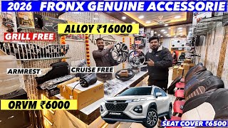 Maruti Fronx Parts Price List 2026 ✅| Genuine Accessories Full Detail✅Fronx Base To Top Modification Smart Car Car Parts