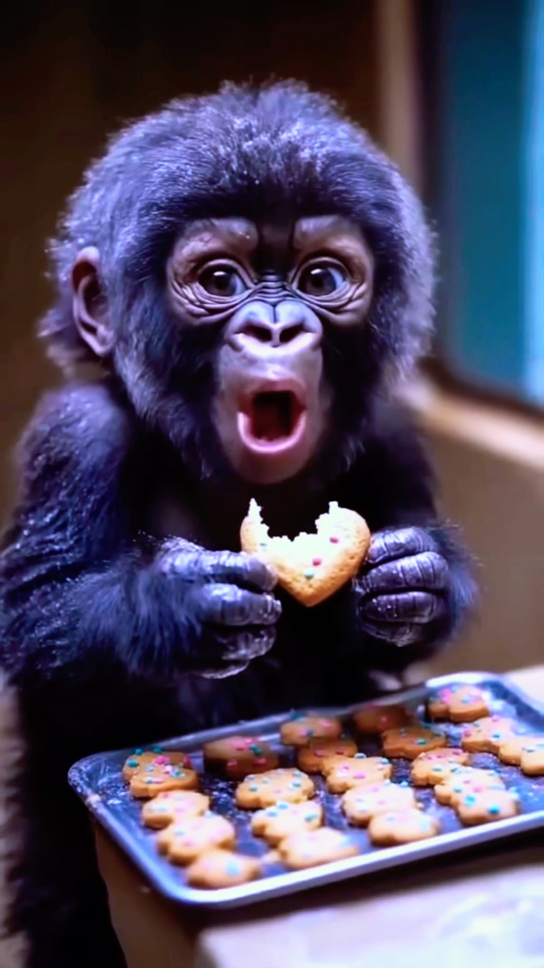 Biscuits? monkey ? Kha gai ? #mistihappylifestyle #funny #comedy #shorts #viral