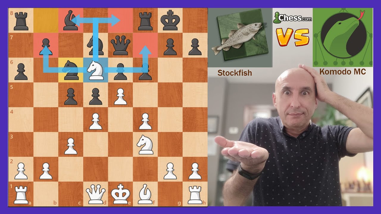 NI LAS MAQUINAS SOPORTAN AL CABALLO LECHUGERO! Stockfish NNUE VS Komodo MC
